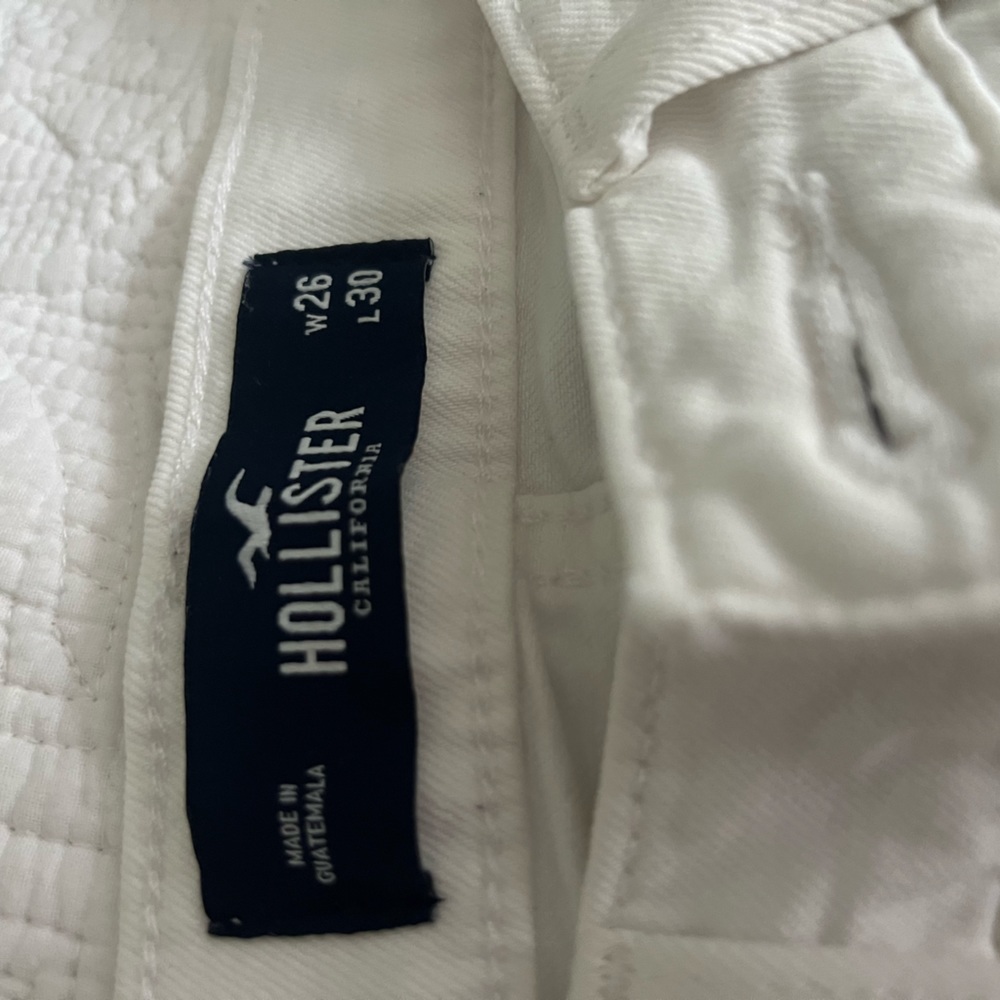 Hollister white jeans
